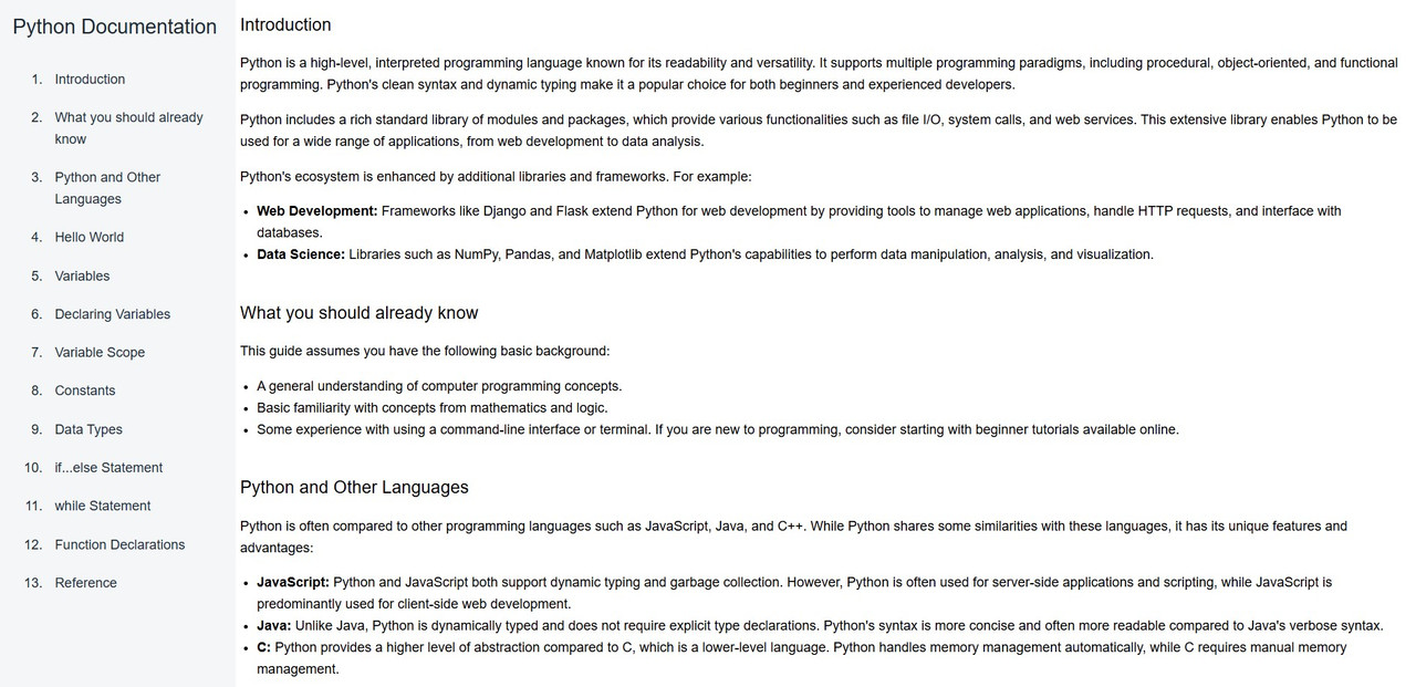 Technical Documentation
