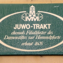 Schild Himmelpfortkloster