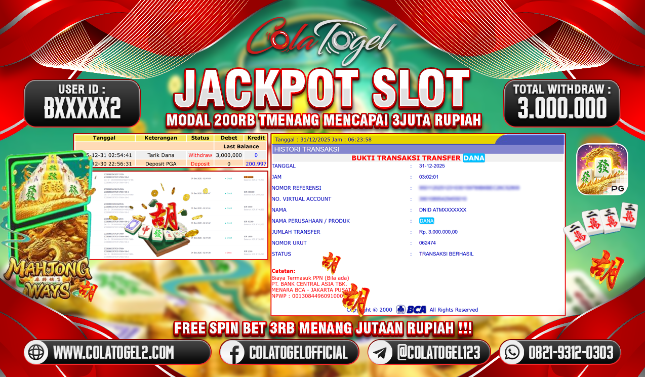 JACKPOT SLOT GACOR!!