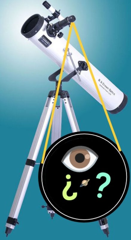 el prototipo de telescopio reflector de 76-700