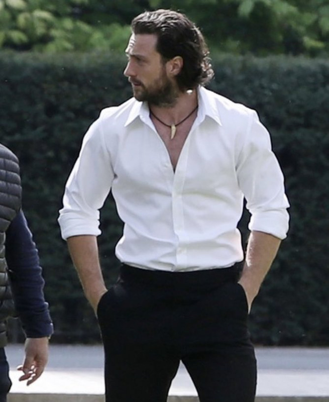 Así luce Aaron Taylor-Johnson durante el rodaje de Kraven the Hunter