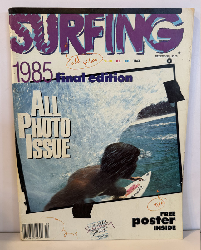 Surfing Magazine, December, 1989. Final Edition.