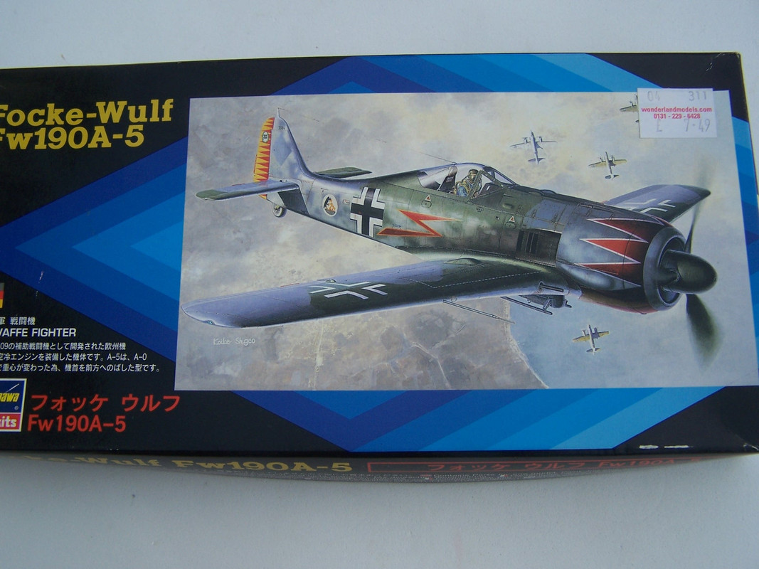 Hasegawa 1/72 FW190A-5 Hermann Graf - COMPLETED - Focke Wulf FW