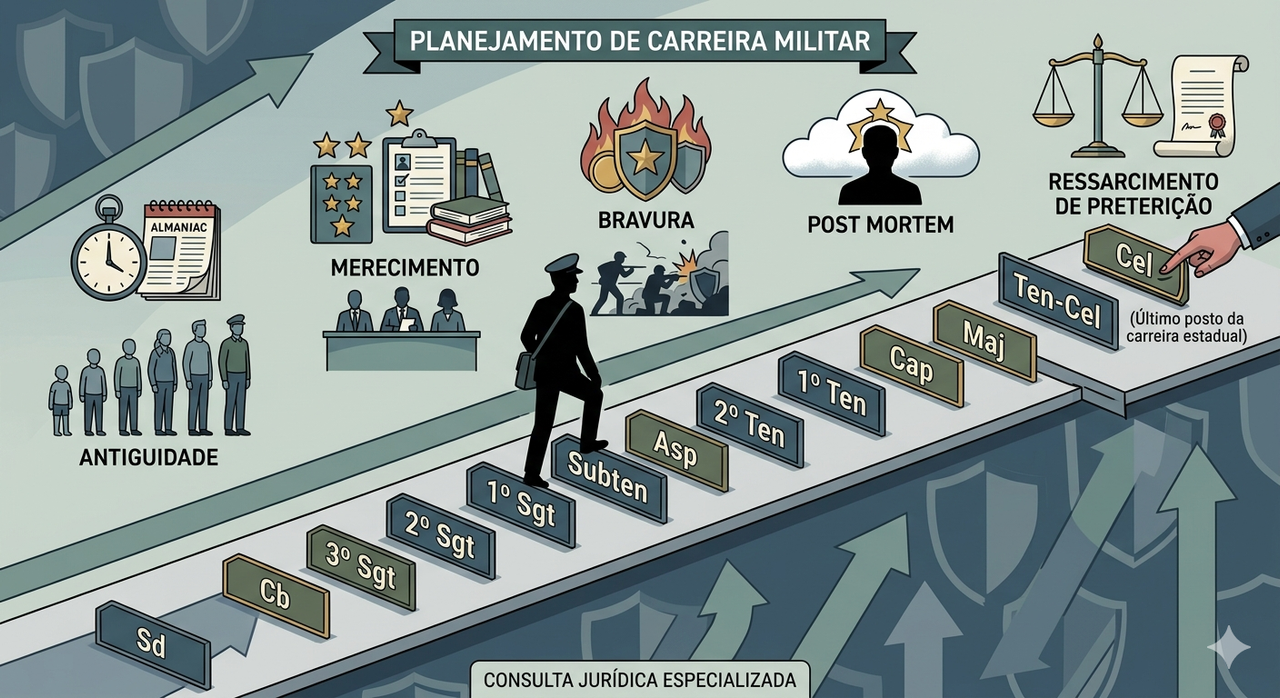 Planejamento de Carreira Militar: Critérios e Mecanismos de Promoção