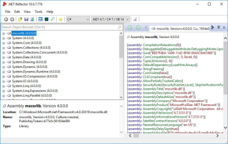 Red Gate .NET Reflector 10.2.5.1907