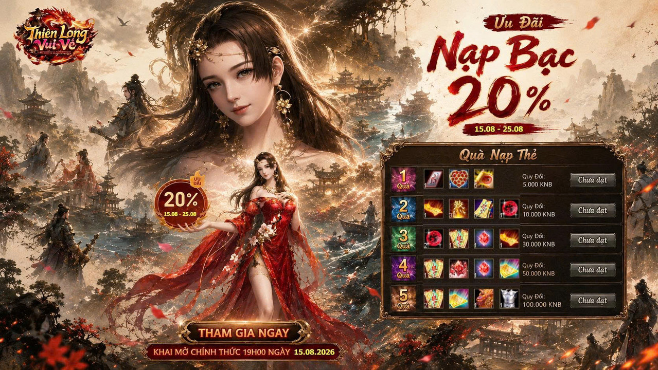 QUÀ MỐC NẠP TÍCH LỦY
