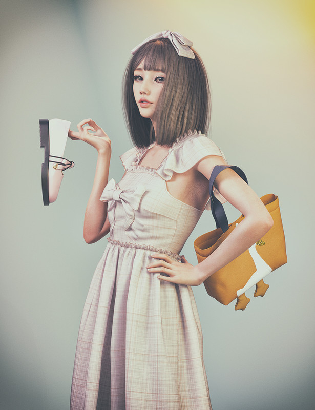dForce Rainy Koo Outfit for Genesis 8 and 8.1 Females dForce Rainy Koo Outfit for Genesis 8 and 8.1 Females