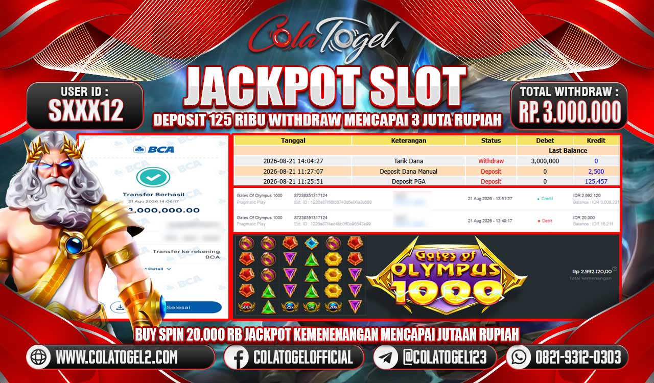 JACKPOT SLOT GACORR!!