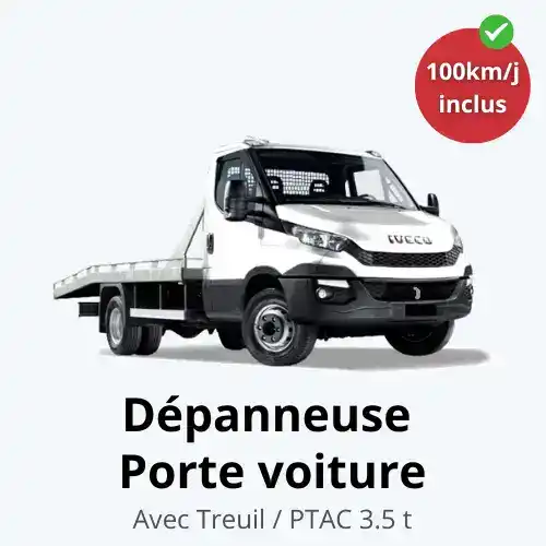 location dépanneuse porte voiture