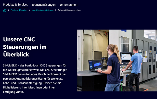Sinumerik CNC-Steuerungen