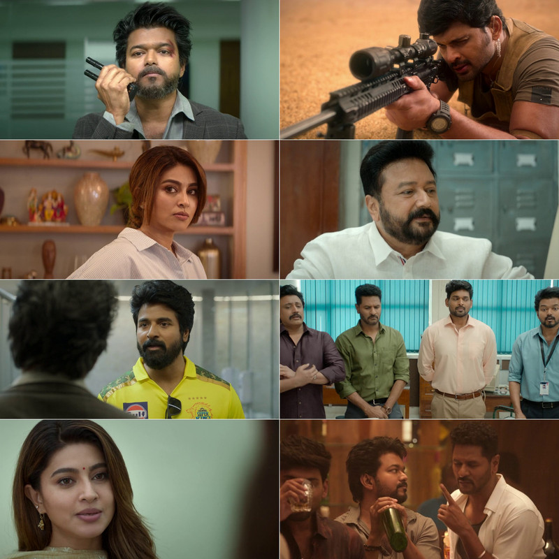 GOAT - The Greatest of All Time (2024) Dual Audio [Hindi - Tamil] Movie HD ESub screenshot