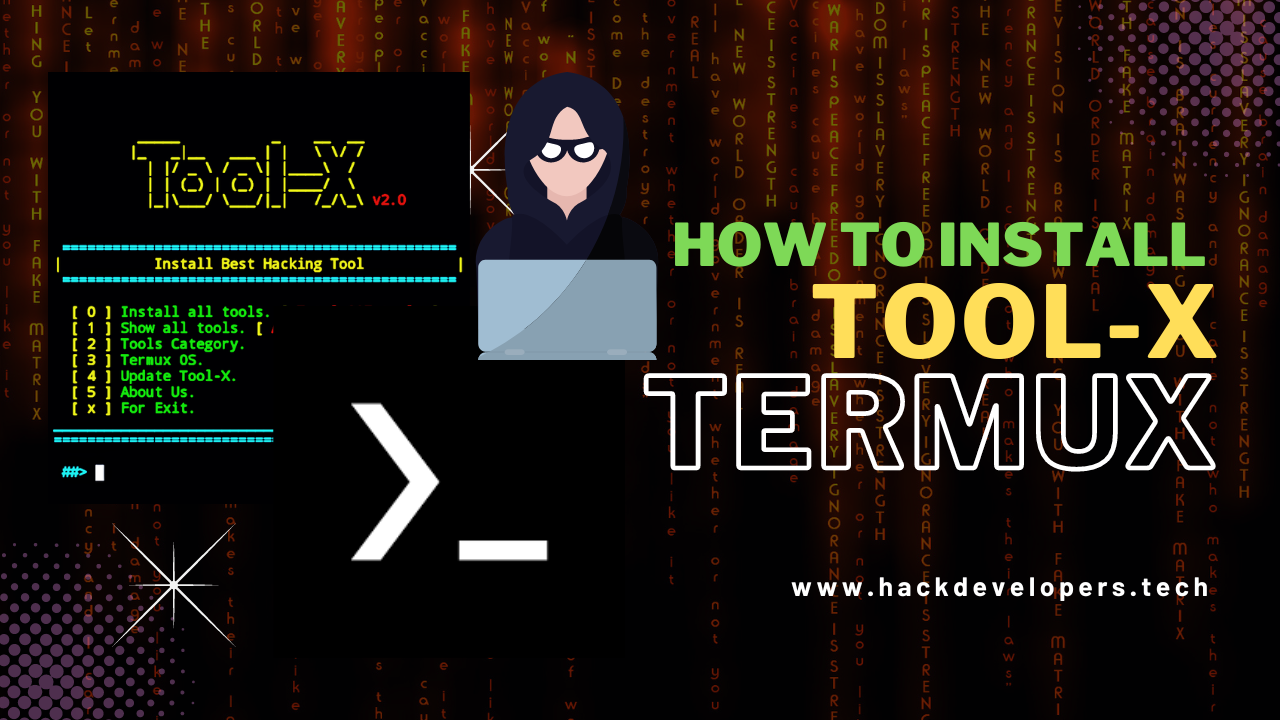 Toolx install in termux hacking tools 2023