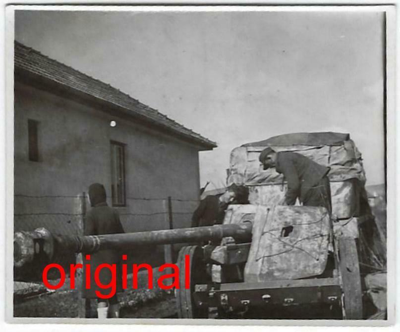 Ostfront , Winterkampf, Panzer Jäger,, Geschütz, Pak, Tarn Anstrich,