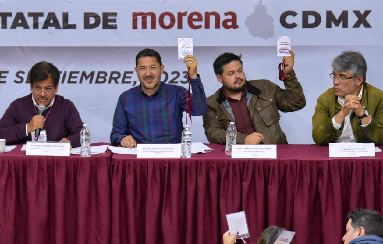 Morena pide cerrar filas un dia antes del proceso interno en CDMX