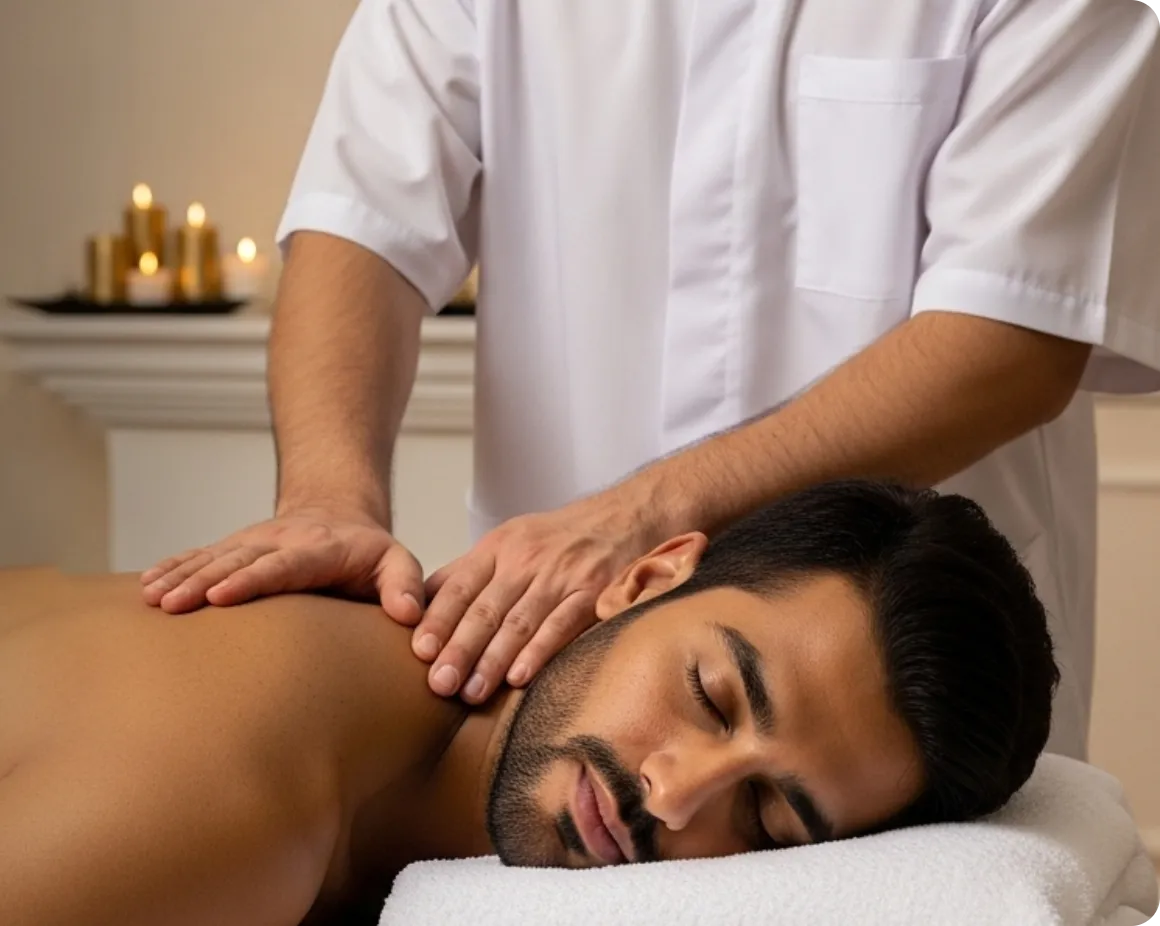 جلسة مساج سويدي للرجال في برستيج