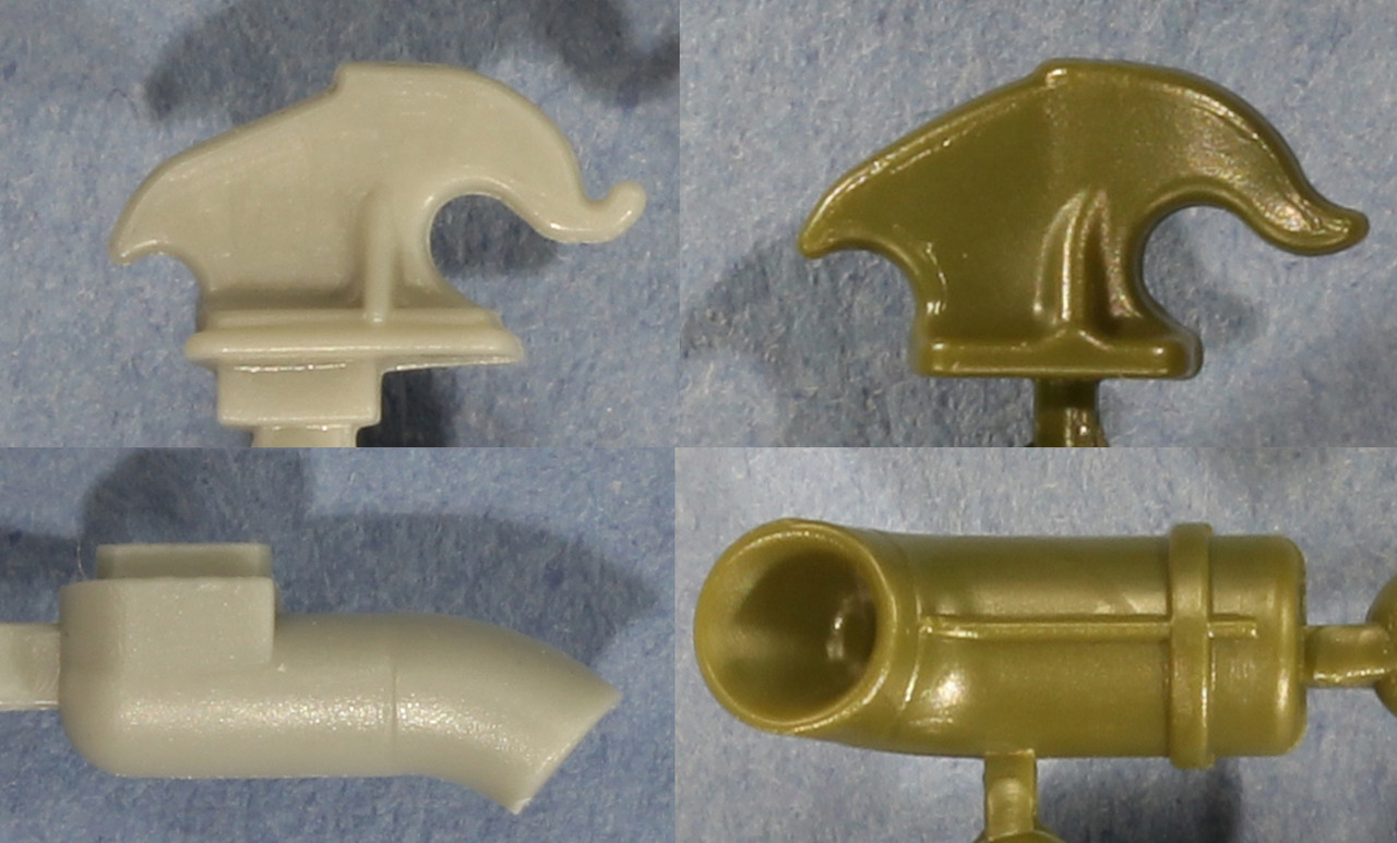 крюки, выхлопные патрубки