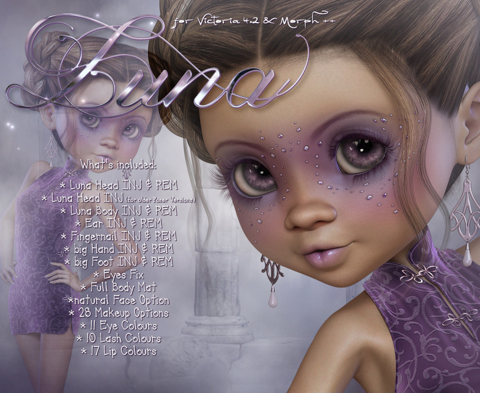 Luna 2025 free daz 3d models