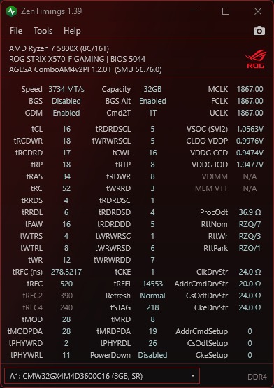 DDR4Zen Timing