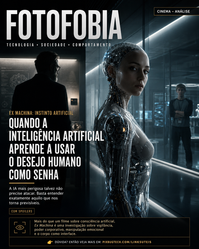Ex Machina: quando a inteligência artificial aprende a usar o desejo humano como senha