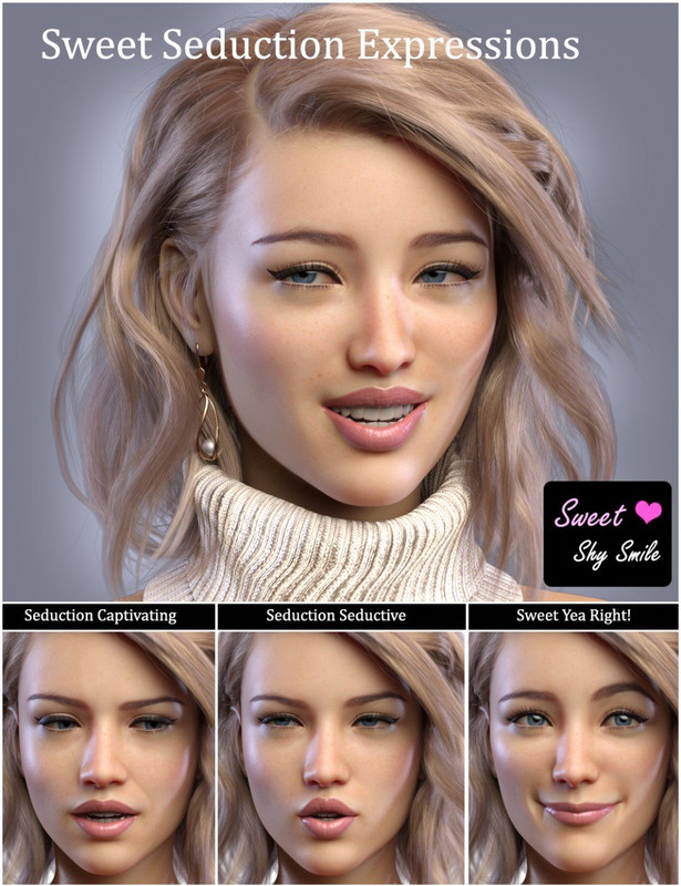 iv sweet seduction expressions for genesis 8 females 00 main daz3d