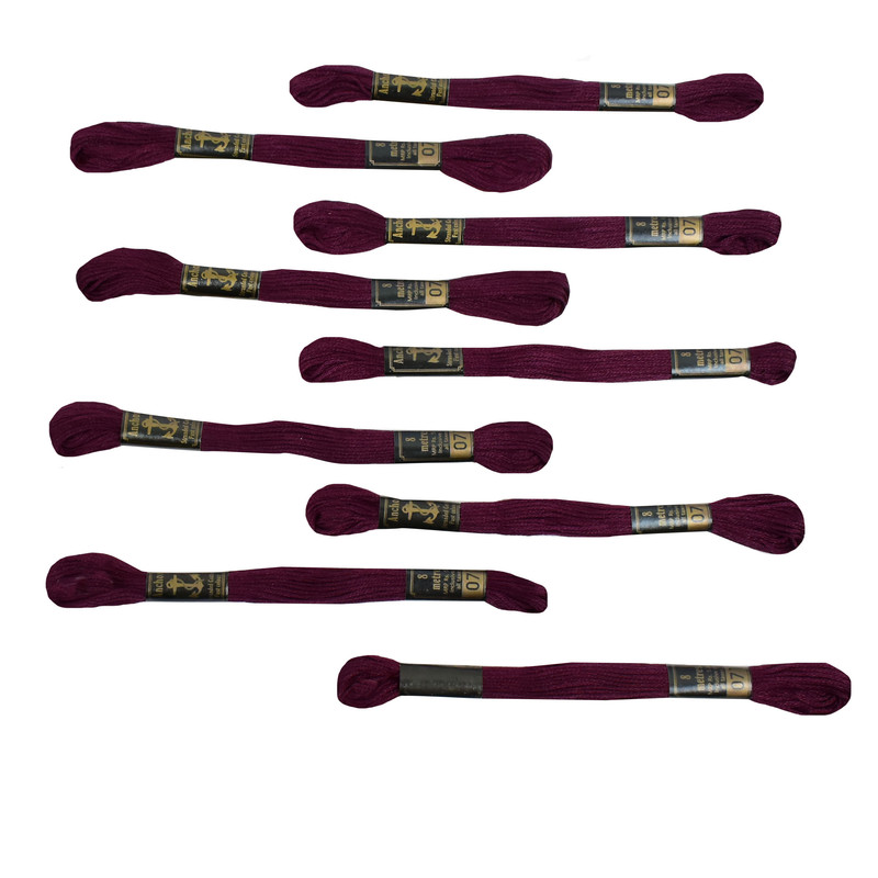 Anchor Cross Stitch Threads Stranded Cotton Beautiful Embroidery Floss 25 Skeins - Picture 150 of 156