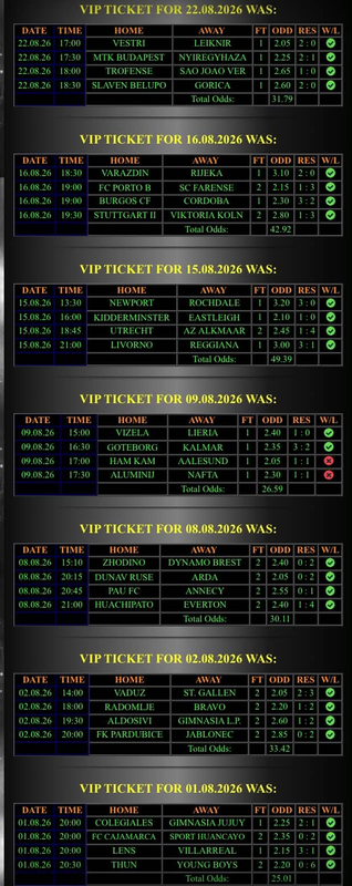 VIP TICKET AUGUST