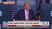 POTUS: QAnon people love our Country