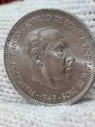   5 Pesetas 1949 * 49 Franco IMG-20241024-200837