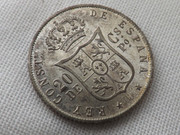 20 centavos de peso Alfonso XII. Manila 1885.  58-AAC9-E3-A794-48-D0-884-F-C1-AA6023-DA6-F