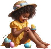 EasterGirl&Chick13AImadeByLoriM3-24