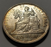 GUATEMALA: 1 Peso, 1873 - Diseño de Frener IMG-20200225-123527