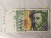 1000 pesetas 1992 serie 8A, última serie "experimental" en pesetas 15954904880751595805057605709028