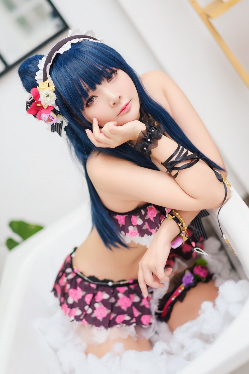 MiMi Chan 津岛善子 Yoshiko Tsushima Cosplay Love Live 写真【13P-51.2M】插图5