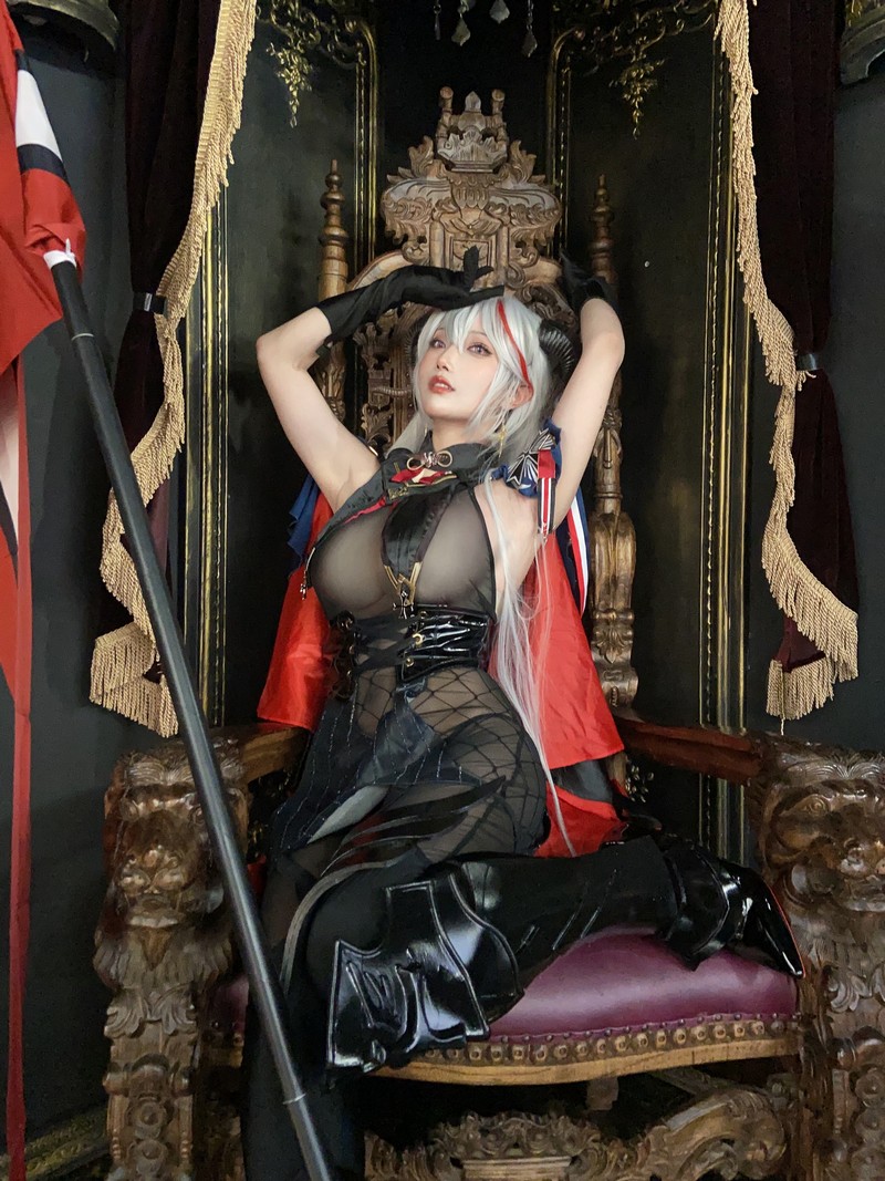 切切Celia 埃吉尔 Aegir Cosplay Azur Lane 写真 32P+2V