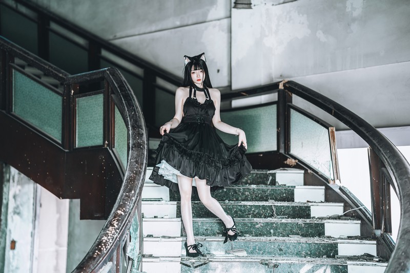 落落Raku 黑猫少女 Cosplay 写真图集 58P插图2