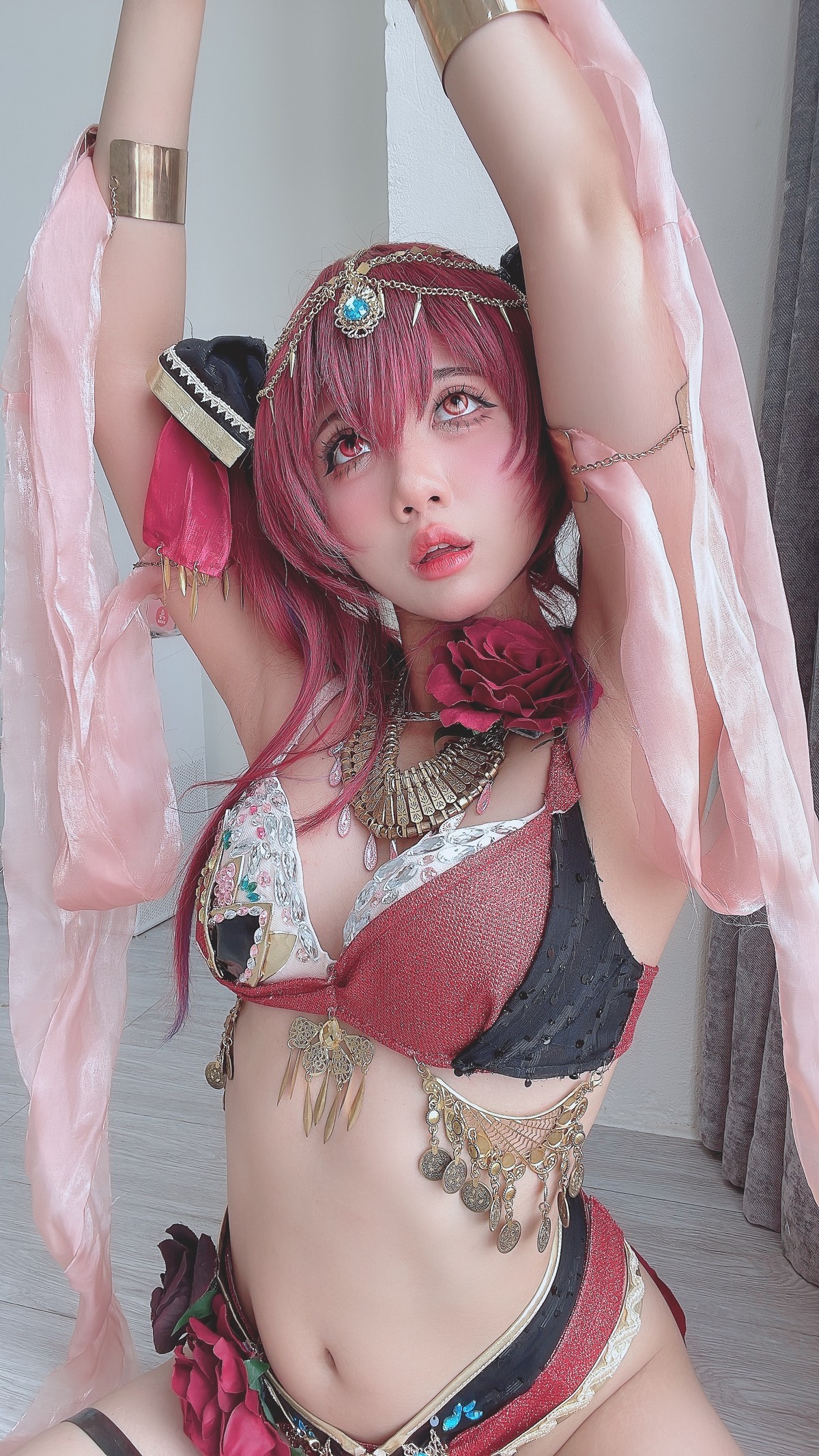 PoppaChan Houshou Marine Dance Version – 109 Photos 9 Videos 1.12GB插图2
