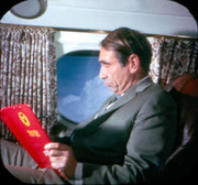 01 Senator Clark in Lear Jet