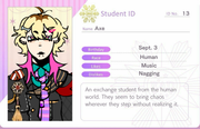 axe student id