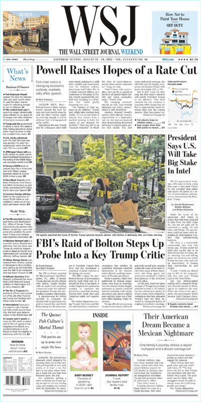 The Wall Street Journal Weekend August 23.24.2025