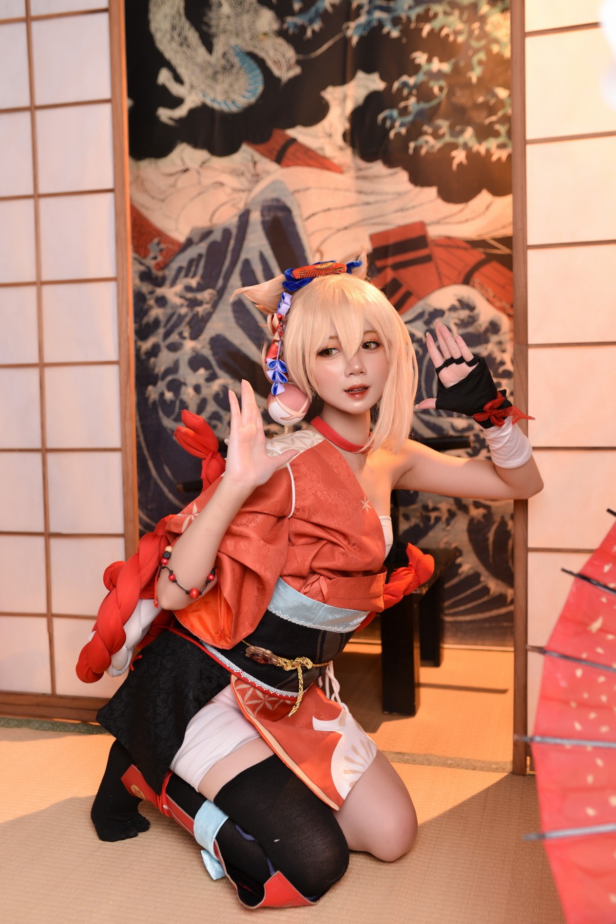 PoppaChan Yoimiya Cosplay (Genshin Impact) HD Photos – 80 Images 270MB插图3