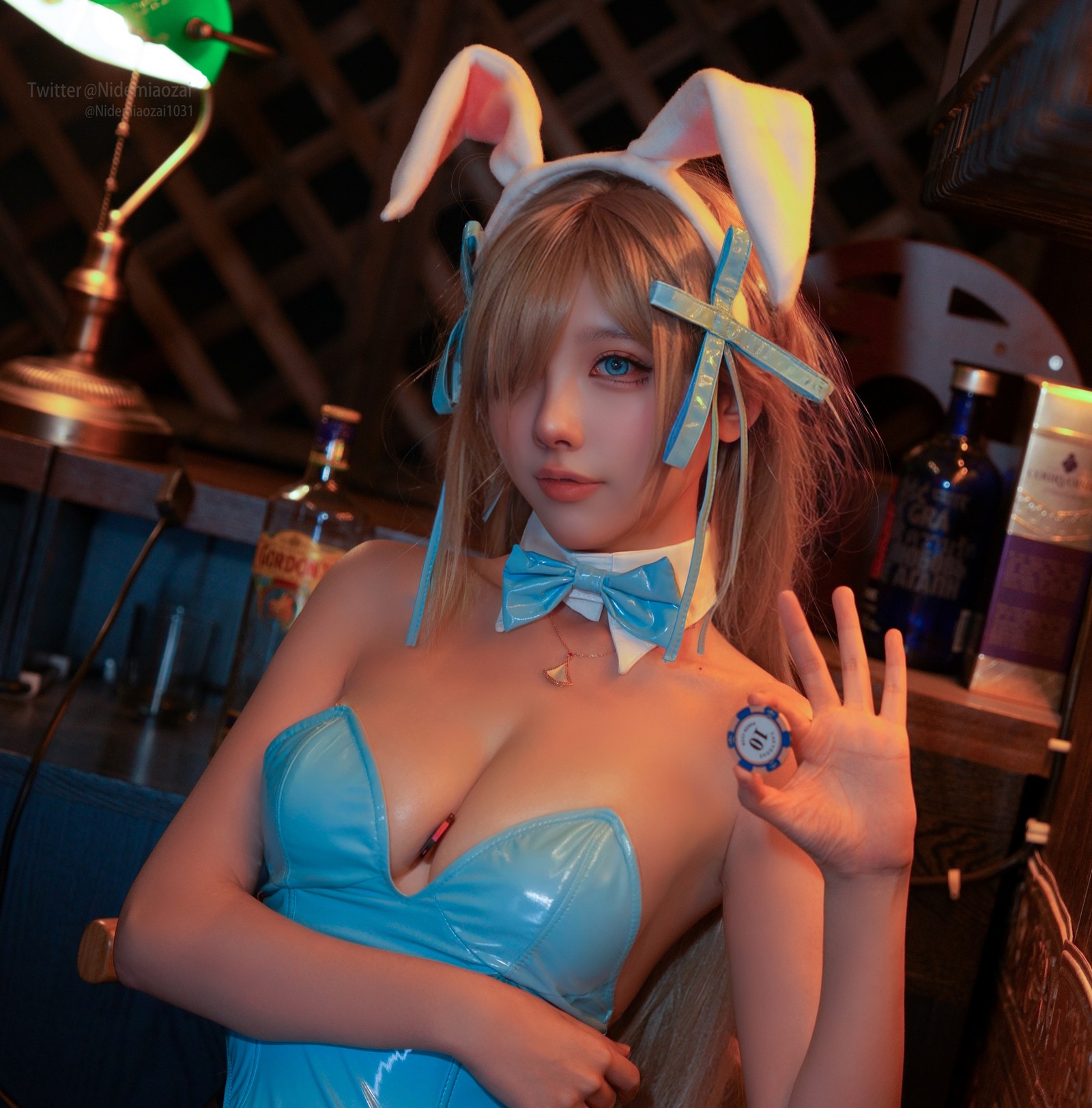 Cat Demon 喵崽｜碧蓝档案 明日奈 兔女郎 Cosplay 高清写真合集（123P）插图1