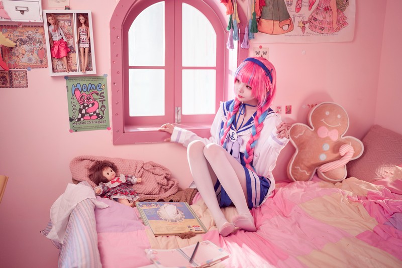 艾西Aiwest 湊阿库娅私服Cosplay写真图集 虚拟主播高清美图 55P (274.4M)插图8