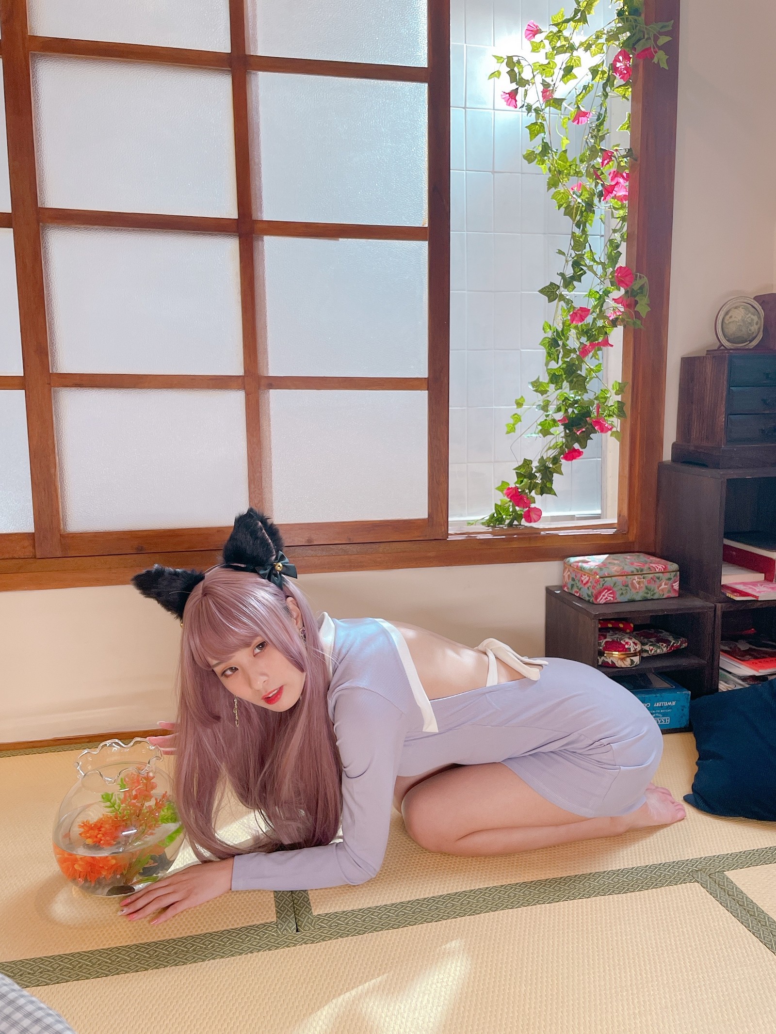 泥泥汝 猫女 主题 Cosplay 写真＋视频合集｜高质量图集（372P｜12V｜1.09GB）插图4