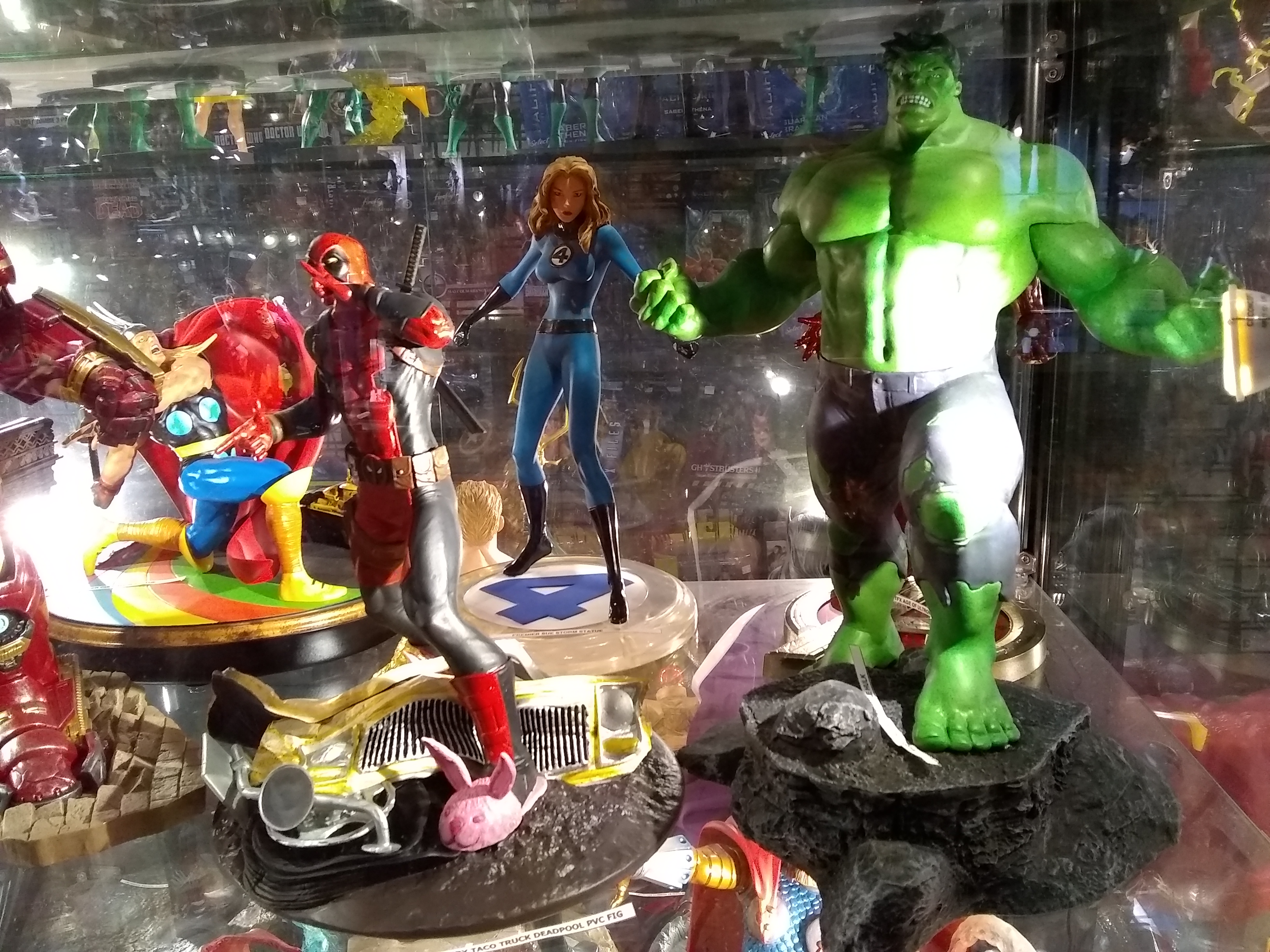 marvel garden statues