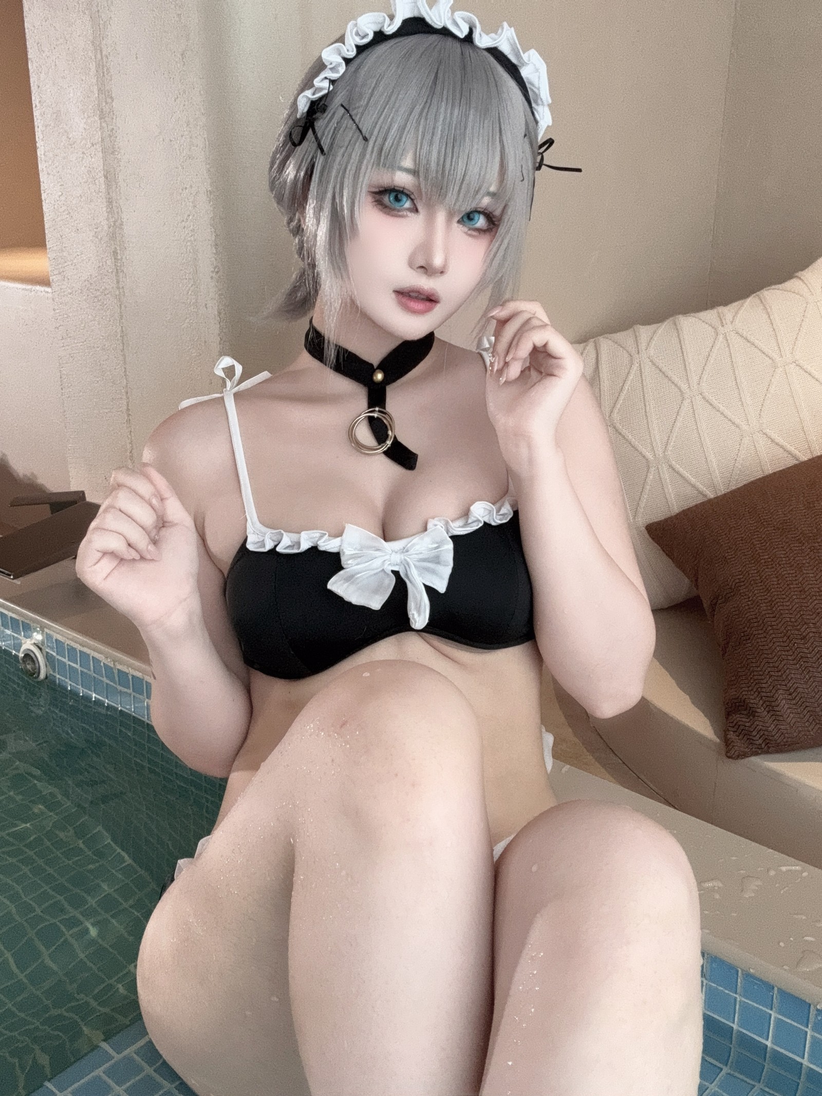 屿鱼 Yuyu 碧蓝航线 曼彻斯特 泳装 Cosplay 写真集（50P｜365MB）插图6