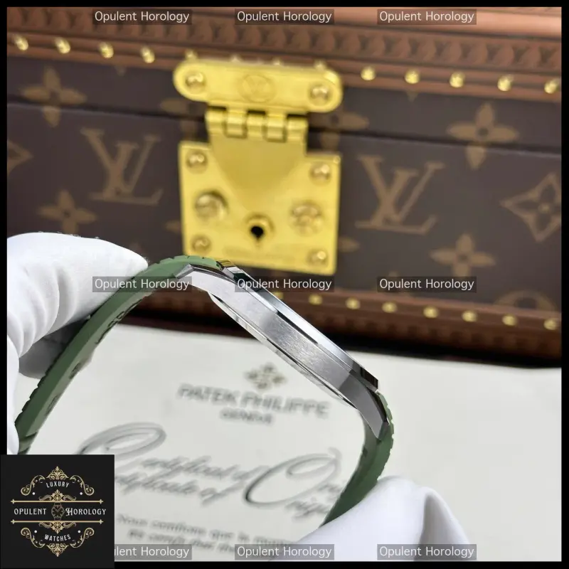 Patek Philippe Aquanaut 5168G Replica 42.2mm White Gold Look Caliber 324SC Movement