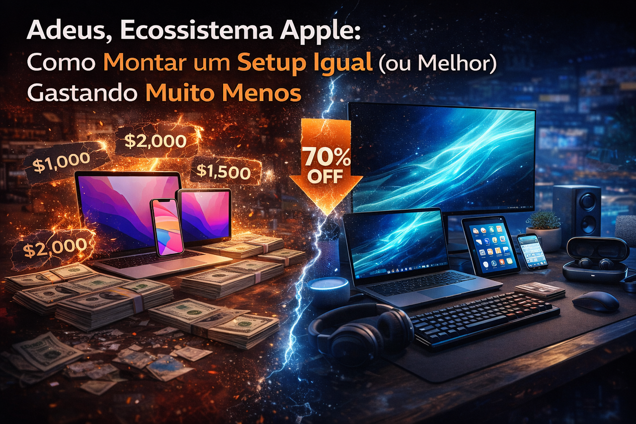 Adeus, Ecossistema Apple: Como Montar um Setup Igual (ou Melhor) Gastando Muito Menos