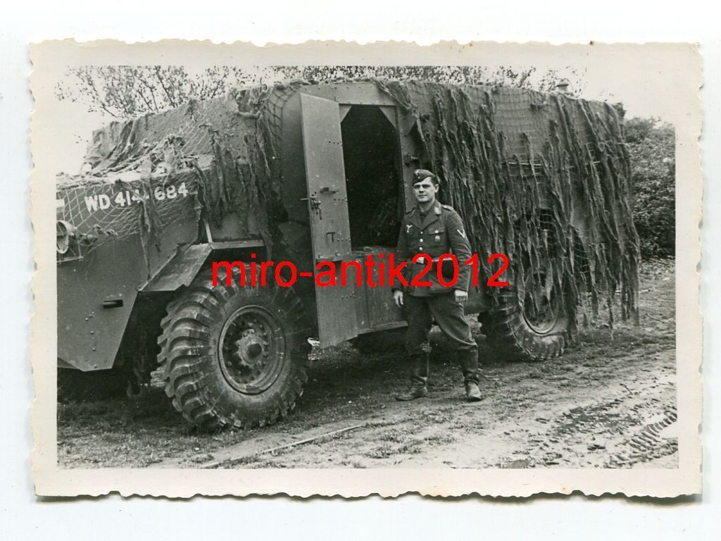 Wehrmacht, Soldat, Bedford OXA Amoured Car, Dünk