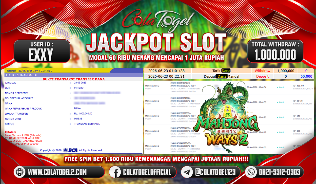 JACKPOT SLOT GACOR!!