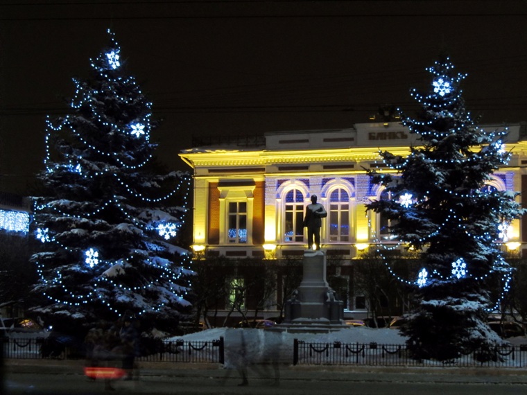 Новогодний Владимир - маленький снежный фоторассказ (+ Боголюбово и храм Покрова на Нерли)